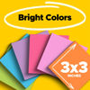 Picture of Post-it Super Sticky Notes, Assorted Bright Colors, 3x3 in, 15 Pads/Pack, 45 Sheets/Pad, 2x the Sticking Power, Recyclable, Multi-color