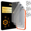 Picture of Ailun 3 Pack Privacy Screen Protector for iPhone 16 Pro Max [6.9 inch]+ 3 Pack Camera Lens Protector,Dynamic Island Compatible,Anti Spy Tempered Glass[9H Hardness]-HD [6 Pack]