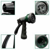 Picture of AUTOMAN-Garden-Hose-Nozzle, ABS Water Spray Nozzle with 7 Adjustable Watering Patterns, Slip Resistant for Watering Plants, Lawn& Garden, Washing Cars, Cleaning, Showering Pets & Outdoor Fun.