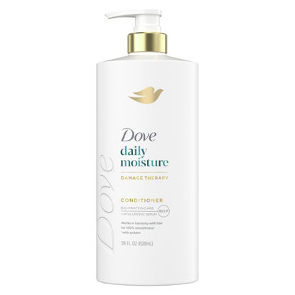 Picture of Dove Conditioner Daily Moisture for Dry Hair with Bio-Protein Care Technology and Hyaluronic Serum 28 Fl Oz