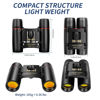 Picture of Compact Binoculars for Adults and Kids, HD Mini Portable Outdoor Binoculars Children, Pocket Lightweight Folding for Bird Watching, Hunting, Concert, Theater, Opera, Traveling, Tourism, Shows