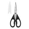 Picture of KitchenAid All Purpose Kitchen Shears with Protective Sheath Durable Stainless Steel Scissors, Dishwasher Safe, Soft Grip Comfort Handle, 8.72 Inch, Black