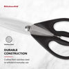 Picture of KitchenAid All Purpose Kitchen Shears with Protective Sheath Durable Stainless Steel Scissors, Dishwasher Safe, Soft Grip Comfort Handle, 8.72 Inch, Black