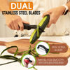 Picture of Spring Chef Premium Swivel Vegetable Peeler, Soft Grip Handle and Ultra Sharp Stainless Steel Blades - Perfect Kitchen Peeler For Veggie, Fruit, Potato, Carrot, Apple - Black