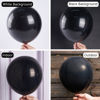 Picture of PartyWoo Black Balloons, 140 pcs Matte Black Balloons Different Sizes Pack of 18 Inch 12 Inch 10 Inch 5 Inch Black Balloons for Balloon Garland Balloon Arch as Birthday Party Decorations, Black-Y18