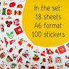 Picture of 100Pcs Chinese New Year Stickers 2025, Lunar New Year Stickers - Chinese New Year Decorations and Gifts 2025 - Laptop Decals