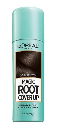 Picture of L'Oreal Paris Root Cover Up Temporary Gray Concealer Spray, Hair Color Spray with Filling & Thickening Coverage, Dark Brown, Packaging May Vary