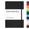Picture of PAPERAGE Lined Journal Notebook, (Black), 160 Pages, Medium 5.6 inches x 8 inches - 100 GSM Thick Paper, Hardcover
