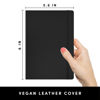 Picture of PAPERAGE Lined Journal Notebook, (Black), 160 Pages, Medium 5.6 inches x 8 inches - 100 GSM Thick Paper, Hardcover