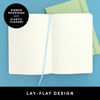 Picture of PAPERAGE Lined Journal Notebook, (Black), 160 Pages, Medium 5.6 inches x 8 inches - 100 GSM Thick Paper, Hardcover