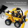 Picture of LEGO Technic Backhoe Loader Construction Toy - Building Toy Set for Boys and Girls, Ages 7+ - Educational Gift Idea for Kids Birthday with Usable Back Digger, Scoop, & Outriggers - 42197
