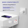 Picture of iPhone Charger Fast Charging,[MFi Certified] 2Pack 20W Type C Fast Charger Block with 6FT USB C to Lightning Cable Compatible for iPhone 14/13/12/11 Pro Max/11/Xs Max/XR/X,iPad,AirPods Pro
