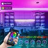 Picture of Tenmiro Led Lights for Bedroom 100ft (2 Rolls of 50ft) Music Sync Color Changing Strip Lights with Remote and App Control RGB Strip, for Room Home Party Decoration