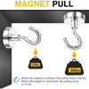 Picture of DIYMAG Magnetic Hooks, 30lbs+ Heavy Duty Magnetic Hooks Cruise for Hanging, Super Strong Magnet Hooks for Cruise Cabin, Refrigerator, Classroom, Magnetic Metal Hooks for Grill (Sliver, Pack of 20)