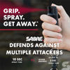 Picture of SABRE Pepper Spray, Quick Release Keychain for Easy Carry and Fast Access, Finger Grip for More Accurate and Faster Aim, Maximum Police Strength OC Spray, 0.54 oz, Secure and Easy to Use Safety