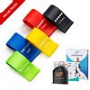 Picture of Fit Simplify Resistance Loop Exercise Bands with Instruction Guide and Carry Bag, Set of 5
