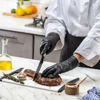Picture of Comfy Package [100 Count HEAVY DUTY Black Nitrile Gloves Disposable Latex Free, 6 Mil Extra Strength, Powder Free, Chemical Resistant, Textured Fingertips - Large