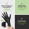 Picture of Comfy Package [100 Count HEAVY DUTY Black Nitrile Gloves Disposable Latex Free, 6 Mil Extra Strength, Powder Free, Chemical Resistant, Textured Fingertips - Large