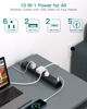 Picture of Surge Protector Power Strip - Extension Cord with 6 AC Outlets 4 USB (2 USB-C Ports), Flat Plug with Overload Surge Protection, Wall Mount, 5ft, Outlet Extender for Home Office Dorm Room Essentials