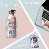 Picture of 150 PCS Romance Book Stickers for Kindle, Holographic Bookish Sticker Pack Reading Booktok Glitter Vinyl Decals for Laptop Ebook Readers Water Bottles Journal Scrapbook Waterproof