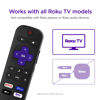 Picture of Roku Remote (Official Manufacturer Product) | TV Remote Control with TV Controls, Simple Setup, & Pre-Set App Shortcuts - Replacement Remote Compatible with Roku TV Models ONLY (Not Roku Players)