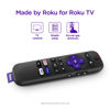 Picture of Roku Remote (Official Manufacturer Product) | TV Remote Control with TV Controls, Simple Setup, & Pre-Set App Shortcuts - Replacement Remote Compatible with Roku TV Models ONLY (Not Roku Players)