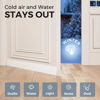 Picture of GroTheory 2 Pack Door Draft Stopper, Under Door Sweep for Exterior & Interior Doors, Weather Stripping Door Seal, Garage Window Blocker Noise Cold Air Insulation, Draft Guard White 2" W x 39" L