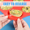 Picture of CAKETIME 12 Cups Silicone Muffin Pan - Nonstick Cupcake Pan 1 Pack Regular Size Silicone Mold for Baking