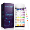 Picture of EASYTEST 7-Way Pool Test Strips, 150 Strips Water Chemical Testing for Hot tub and Spa, Accurate Test Bromine, Total Alkalinity, pH, Free Chlorine, Total Hardness, Cyanuric Acid, and Total Chlorine