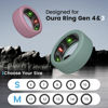 Picture of sylacor Ring Cover for Oura Ring Gen 4/Oura Ring Gen3, Anti-Scratch Elastic Silicone Oura Ring Case Protector