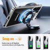Picture of Oterkin Magnetic for Samsung Galaxy S25 Ultra Case Clear [Compatible with MagSafe][Anti-Yellowing][Built-in 4 Airbags][Military Grade Protection][Shockproof Slim] S25 Ultra Phone Case (Clear)