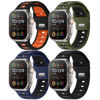 Picture of Acextro 4-Pack Sport Bands Compatible with Apple Watch Ultra 2/Ultra Band 49mm 46mm 45mm 44mm 42mm for Men, Waterproof Silicone Strap Soft Breathable Wristband for iWatch Serise 10 9 8 7 6 5 4 3 SE
