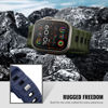 Picture of Acextro 4-Pack Sport Bands Compatible with Apple Watch Ultra 2/Ultra Band 49mm 46mm 45mm 44mm 42mm for Men, Waterproof Silicone Strap Soft Breathable Wristband for iWatch Serise 10 9 8 7 6 5 4 3 SE