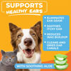Picture of Paw Science Dog Ear Cleaner Wipes - Finger Wipes for Dogs - Cleaning, Soothing, and Deodorizing Itchy Ears - Pet Ear Relief Solution