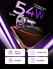 Picture of LISEN 54W Car Phone Charger USB C, Cigarette Lighter Adapter, Car Accessories for iPhone, USB C Car Charger Adapter USBC Type C 12v, Fit for iPhone 16 15 14 13 12 Samsung S25 Google iPad Android