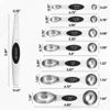 Picture of Spring Chef Magnetic Measuring Spoons Set with Strong N45 Magnets, Heavy Duty Stainless Steel Metal, Fits in Most Kitchen Spice Jars for Baking & Cooking, BPA Free, Black, Set of 8 with Leveler