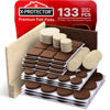 Picture of Felt Furniture Pads X-PROTECTOR 133 PCS Premium Furniture Pads - Felt Pads Furniture Feet Best Wood Floor Protectors - Protect Your Hardwood & Laminate Flooring! Brown and Beige