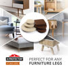 Picture of Felt Furniture Pads X-PROTECTOR 133 PCS Premium Furniture Pads - Felt Pads Furniture Feet Best Wood Floor Protectors - Protect Your Hardwood & Laminate Flooring! Brown and Beige