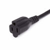 Picture of Amazon Basics Indoor Extension Cord, 13 Amps, 125V, 6 Foot, Black
