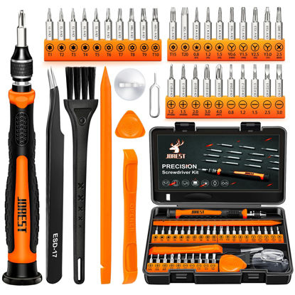 Picture of JOREST 38Pcs Small Precision Screwdriver Set with Torx T5, T6, Y00, Mini Repair Tool Kit for Macbook, Computer, Laptop, iPhone, PS4 PS5, Xbox, Switch, Eyeglasses, Watch, Ring Doorbell, Electronic, etc