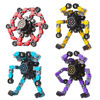 Picture of Gokeey Transformable Fidget Spinners 4 Pcs for Kids and Adults Stress Relief Sensory Toys for Boys and Girls Fingertip Gyros for ADHD Autism for Kids Valentines Day Gifts (Fidget Toy 4pc)