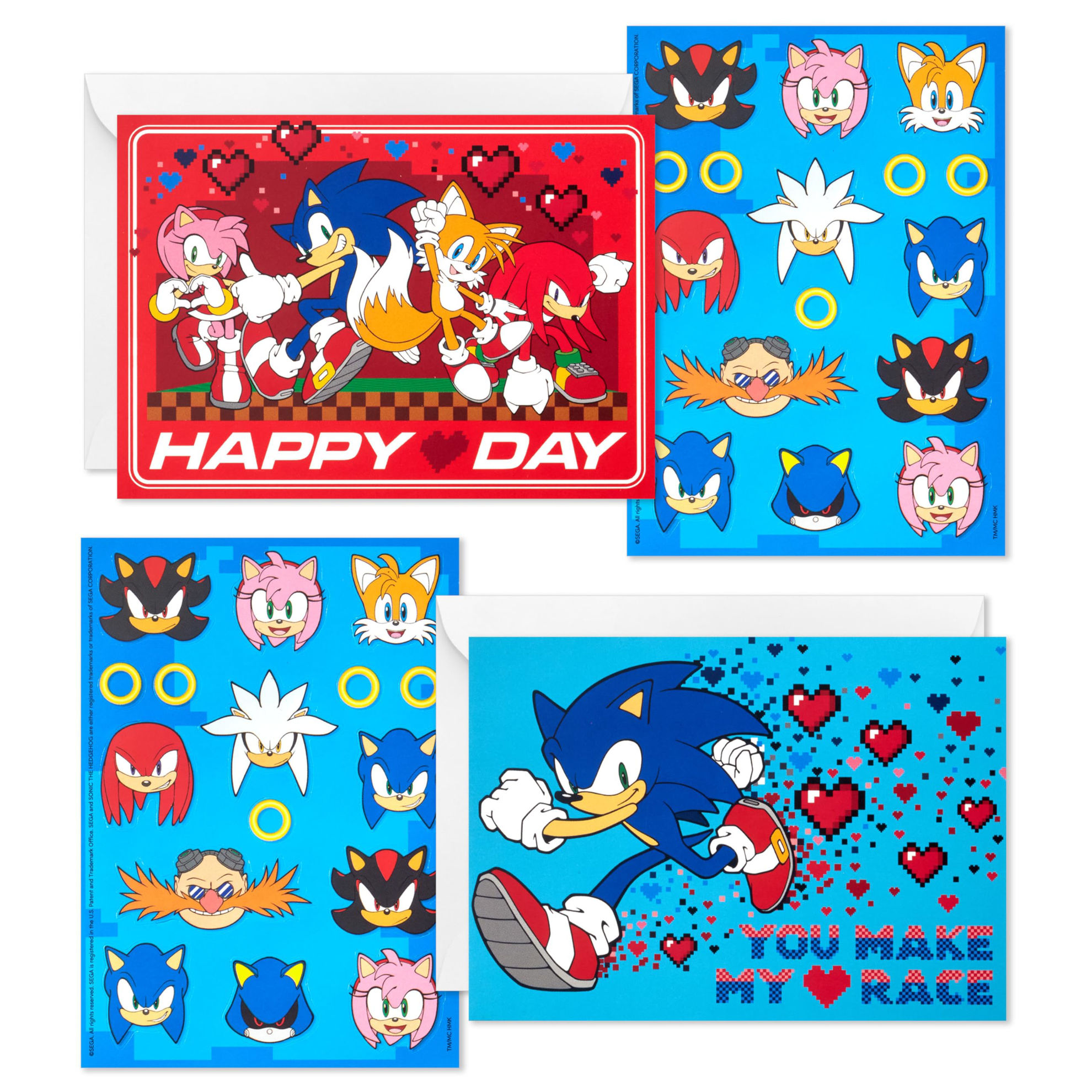 GetUSCart- Hallmark Sonic the Hedgehog Valentine's Day Card Assortment ...
