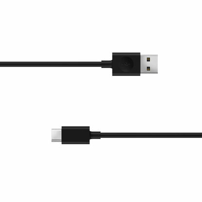 Picture of Amazon 3ft USB to USB-C Cable, Black (designed for use with Fire tablets and USB-C compatible devices)