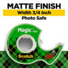 Picture of Scotch Magic Tape, Invisible, Home Office Supplies and Back to School Supplies for College and Classrooms, 6 Rolls with Dispensers