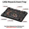 Picture of LULUCATCH Mouse & Insect Traps 12 Pack, Heavier Sticky Traps with Non-Toxic Glue for Small Mice & Insects. Sticky Mouse Traps Indoor, Easy to Set, Safe to Children & Pets