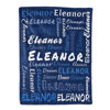Picture of Diyrap Personalized Blankets Customized Blanket with Name for Adults and Kids Custom Baby Blanket Fleece Throw for Baby Girls and Boys