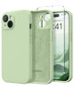 Picture of SuydanBox Magnetic for iPhone 13 Case, Compatible with MagSafe, [Full Camera Protection][2 Screen Protectors] Silicone Shockproof Protective Phone Case for iPhone 13 6.1", Matcha