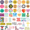 Picture of 220Pcs Inspirational Christian Stickers, Waterproof Bible Verse Jesus Stickers for Water Bottles Laptop Scrapbook Journaling Planner, Bible Study Vision Board Supplies Christian Easter Gifts for Kids