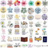 Picture of 220Pcs Inspirational Christian Stickers, Waterproof Bible Verse Jesus Stickers for Water Bottles Laptop Scrapbook Journaling Planner, Bible Study Vision Board Supplies Christian Easter Gifts for Kids