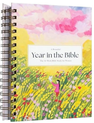 Picture of A Beautiful Year in The Bible Upgrade Spiral-Bound Women Bible Study Guide, The 52-Week Bible Study for Women Bible Study Guide Women Year in The Bible A Guided Scripture for Women (1pc)
